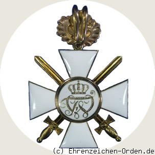Roter Adler Orden – Kreuz 2.Klasse mit Eichenlaub und Schwertern 1864 – 1918 Rückseite