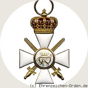 Roter Adler Orden 3.Klasse mit Krone und Schwertern Rückseite