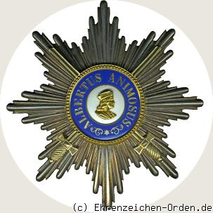 Albrechtsorden Bruststern zum Großkreuz mit Schwertern (2. Form )