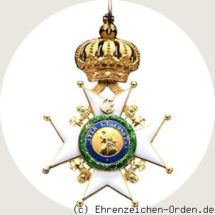 Herzoglich Sachsen-Ernestinischer Hausorden Komturkreuz mit Buchstabe E