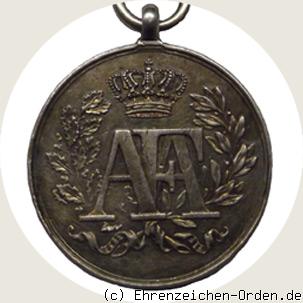 Dienstauszeichnung für 15 Jahre Silberne Medaille 1868 (2.Prägung)