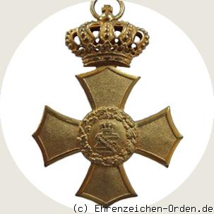 Ehrenkreuz mit Krone ab 1907 Rückseite