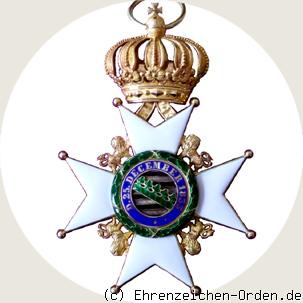 Herzoglich Sachsen-Ernestinischer Hausorden Großkreuz Rückseite
