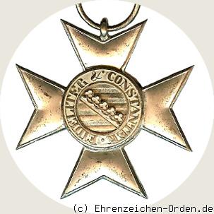 Silbernes Verdienstkreuz des Herzoglich Sachsen-Ernestinischen Hausordens 2.Form „&“ Rückseite