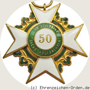 Ehrenzeichen für 50 Dienstjahre des LV Sächsischer Feuerwehren