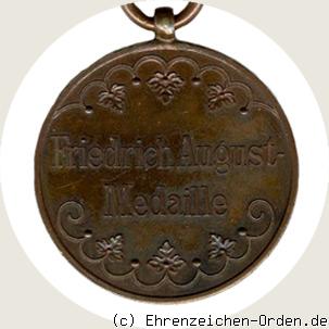 Friedrich August Medaille in Bronze 1905 Rückseite