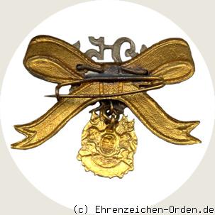 Ehrenzeichen des Sächsischen-Militär-Vereins-Bundes für 25 Jahre (2. Form) Rückseite