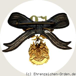 Ehrenzeichen des Sächsischen-Militär-Vereins-Bundes für 50 Jahre (2. Form) Rückseite