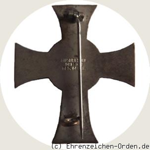 Ehrenzeichen des Sächsischen Landesvereins vom Roten Kreuz 2. Klasse Rückseite