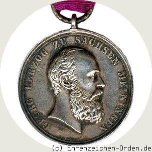 Silberne Verdienstmedaille des Herzoglich Sachsen-Ernestinischen Hausordens Herzog Georg