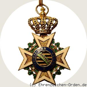 Königlicher Militär St.-Heinrichs-Orden – Kommandeurkreuz Rückseite
