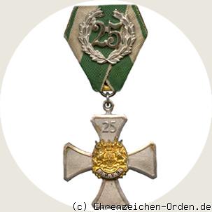 Ehrenzeichen 3.Klasse für 25 Jahre des Sächsischen-Militär-Vereins-Bundes