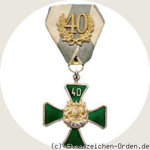 Ehrenzeichen 2.Klasse für 40 Jahre des Sächsischen-Militär-Vereins-Bundes