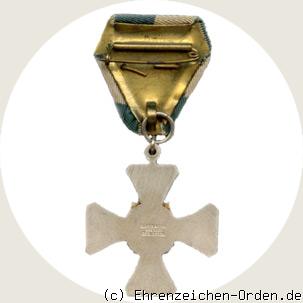 Ehrenzeichen 2.Klasse für 40 Jahre des Sächsischen-Militär-Vereins-Bundes Rückseite