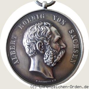 Silberne Medaille für Lebensrettung  4. Modell 1874