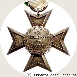 Verdienstorden Silbernes Verdienstkreuz ohne Schwerter Rückseite