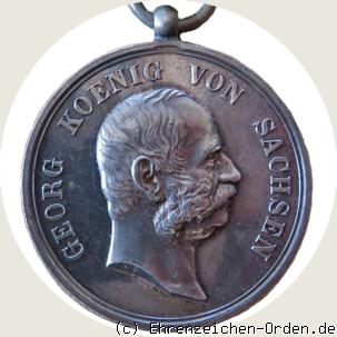Medaille für Treue in der Arbeit 2.Form König Georg 1902
