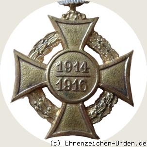 Ehrenkreuz für freiwillige Wohlfahrtspflege im Kriege 1914-16 Rückseite