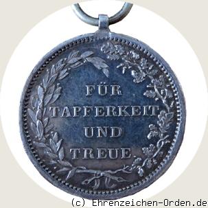 Militärdenkmünze für 1808 – 1815 Rückseite