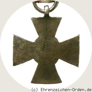Erinnerungskreuz für die schleswig-holsteinische Armee 1848/49 Rückseite