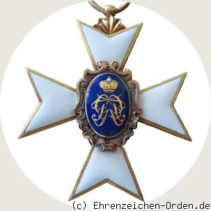 Fürstlich Schwarzburgisches Ehrenkreuz – Kreuz 2. Klasse Rückseite