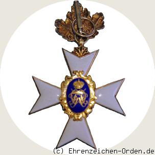Fürstlich Schwarzburgisches Ehrenkreuz – Kreuz 2.Klasse mit Eichenbruch Rückseite