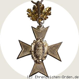 Fürstlich Schwarzburgisches Ehrenkreuz – Kreuz 3.Klasse mit Eichenbruch Rückseite
