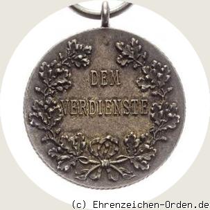 Silberne Verdienstmedaille 1899 Rückseite