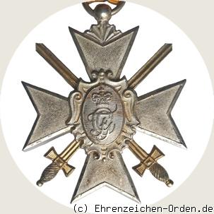 Fürstlich Schwarzburgisches Ehrenkreuz – Kreuz 4. Klasse mit Schwertern Rückseite