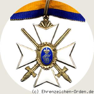 Fürstlich Schwarzburgisches Ehrenkreuz – Kreuz 2.Klasse mit Schwertern Rückseite