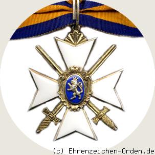 Fürstlich Schwarzburgisches Ehrenkreuz – Kreuz 2.Klasse mit Schwertern