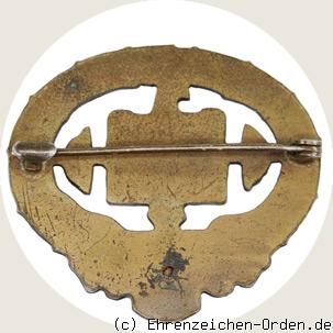 Deutsches Schwerathleten-Sportabzeichen Bronze 1934 Rückseite