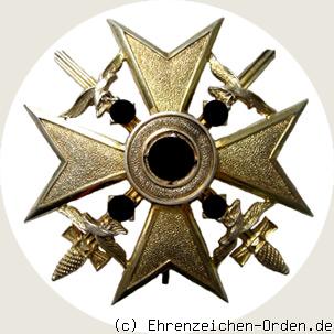 Spanienkreuz in Gold