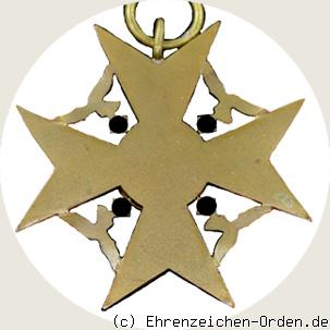 Ehrenkreuz für Hinterbliebene deutscher Spanienkämpfer Rückseite