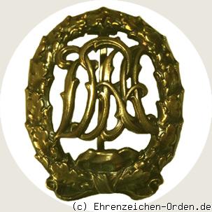 Sportabzeichen DRA (Deutscher Reichsausschuss für Leibesübungen) in Gold