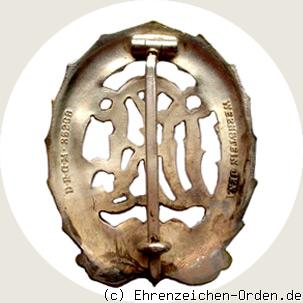 Deutsches Reichssportabzeichen DRL für Versehrte 1942 Rückseite