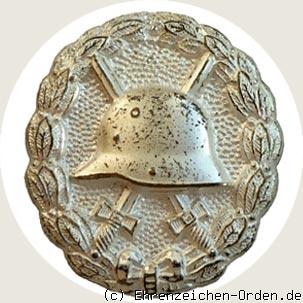 Verwundetenabzeichen für die Armee und Kolonialtruppen 1918 in Silber