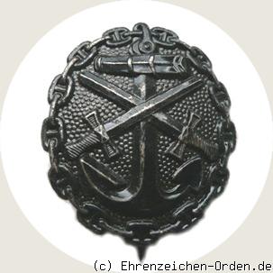 Verwundetenabzeichen der Marine 1918 in Schwarz