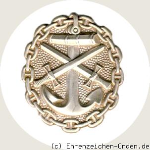 Verwundetenabzeichen der Marine 1918 in Silber