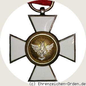 Hausorden der Wachsamkeit / Vom Weißen Falken Ehrenkreuz / Ritter 2. Abteilung