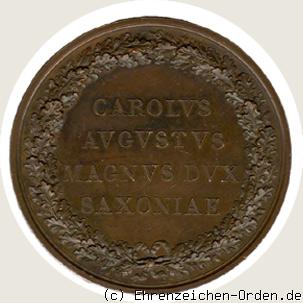 Bronzene Verdienstmedaille Carolus Augustus Rückseite