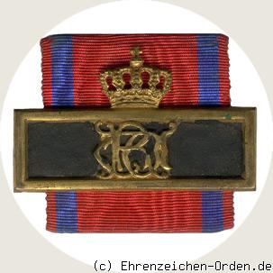 Dienstauszeichnung 1. Klasse 15 Jahre Schnalle König Wilhelm II.