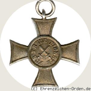 Dienst-Ehrenzeichen 2. Klasse für 21 Jahre 1891 Rückseite