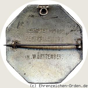Ehrenzeichen 3. Klasse für weibliche Dienstboten – Freistaat Württemberg Rückseite