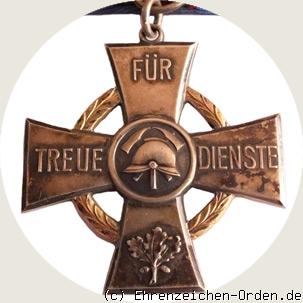 Feuerwehr-Verdienstkreuz des Württembergischen Landesfeuerwehrverbandes Rückseite
