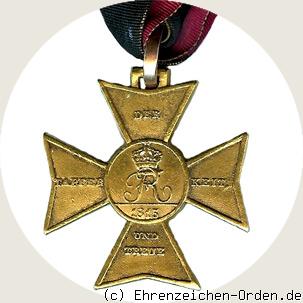 Goldenes Ehrenzeichen für den Feldzug 1815