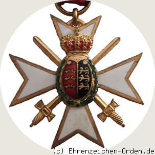 Württembergisches Kriegs-Erinnerungszeichen mit Schwertern ohne emaillierte Rückseite