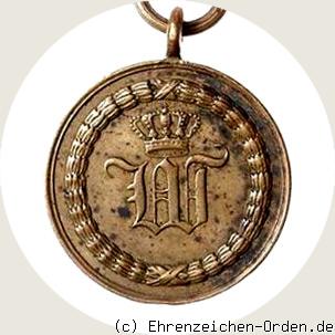 Kriegsdenkmünze für treue Dienste in zwei Feldzügen 1840 (1.Prägung)