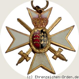 Württembergisches Kriegs-Erinnerungszeichen mit Schwertern