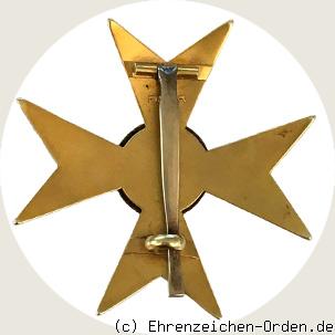 Orden der württembergischen Krone Kreuz der Ehrenritter 1892 Rückseite